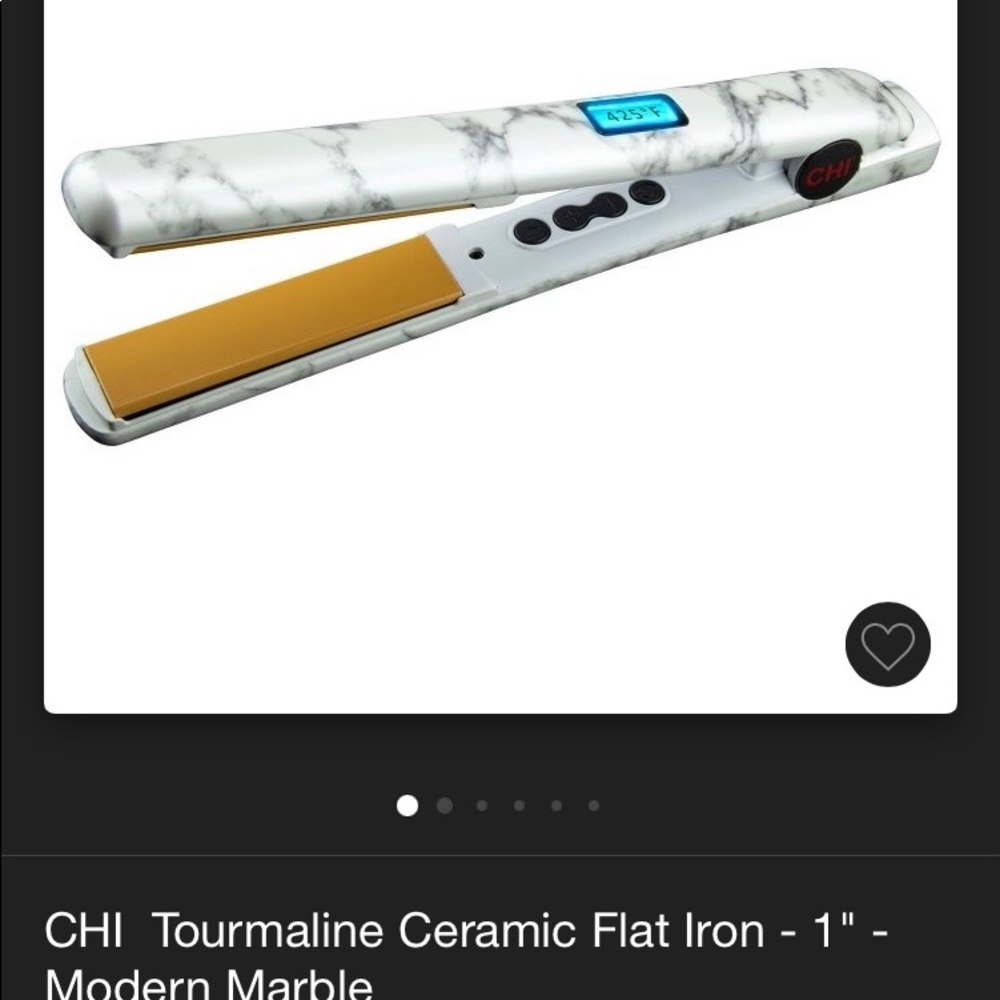 chi tourmaline ceramic flat iron - 1 - modern marble